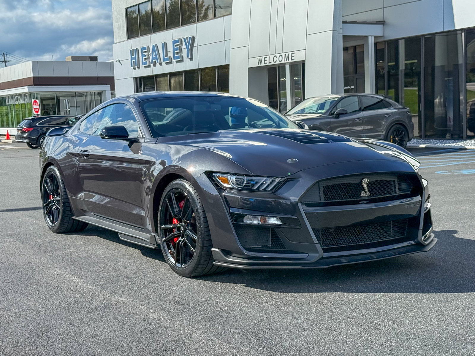 Photo view of 2022 Ford Mustang in Gray