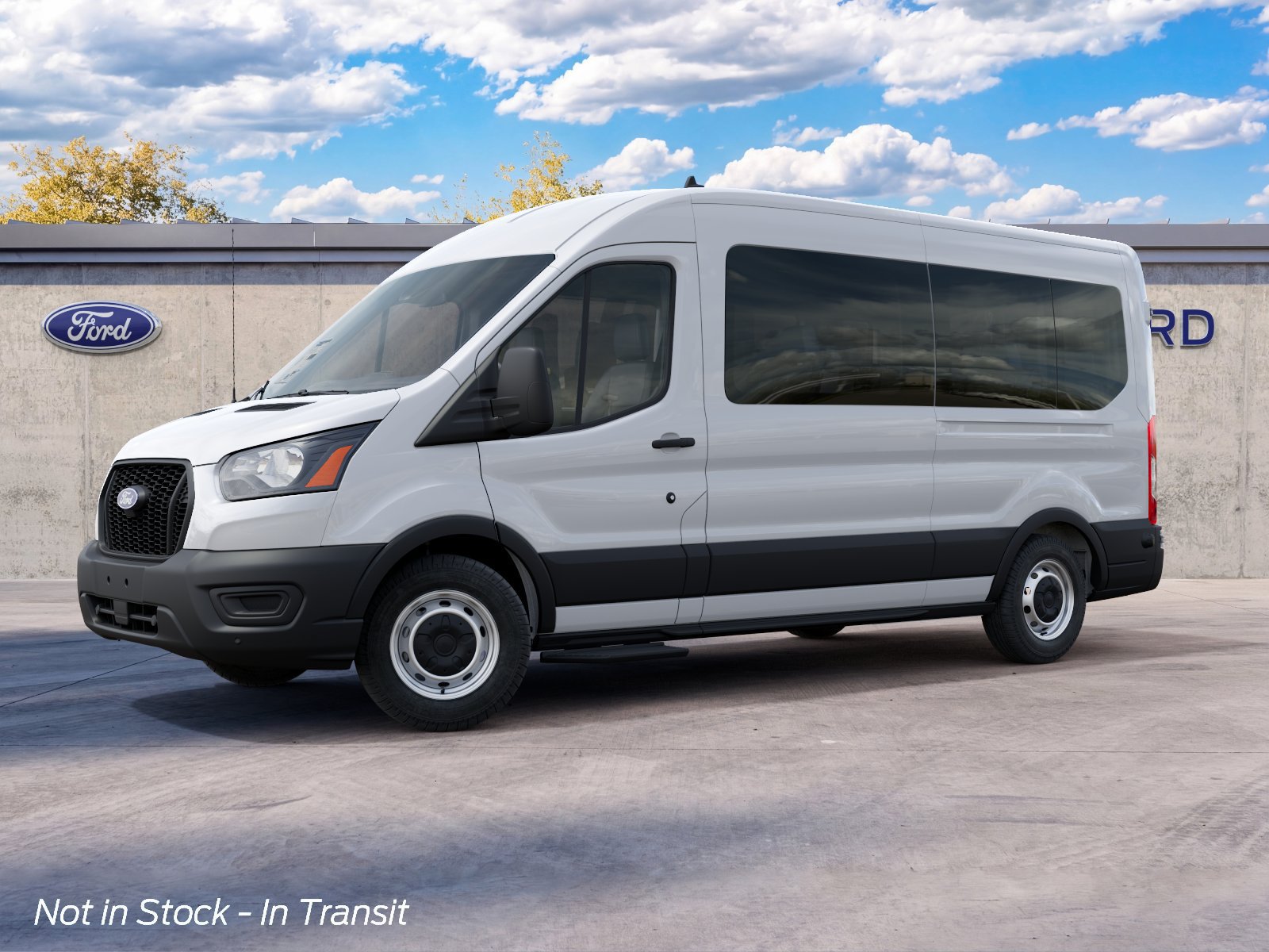 Photo view of 2027 Ford Transit Passenger Wagon in White