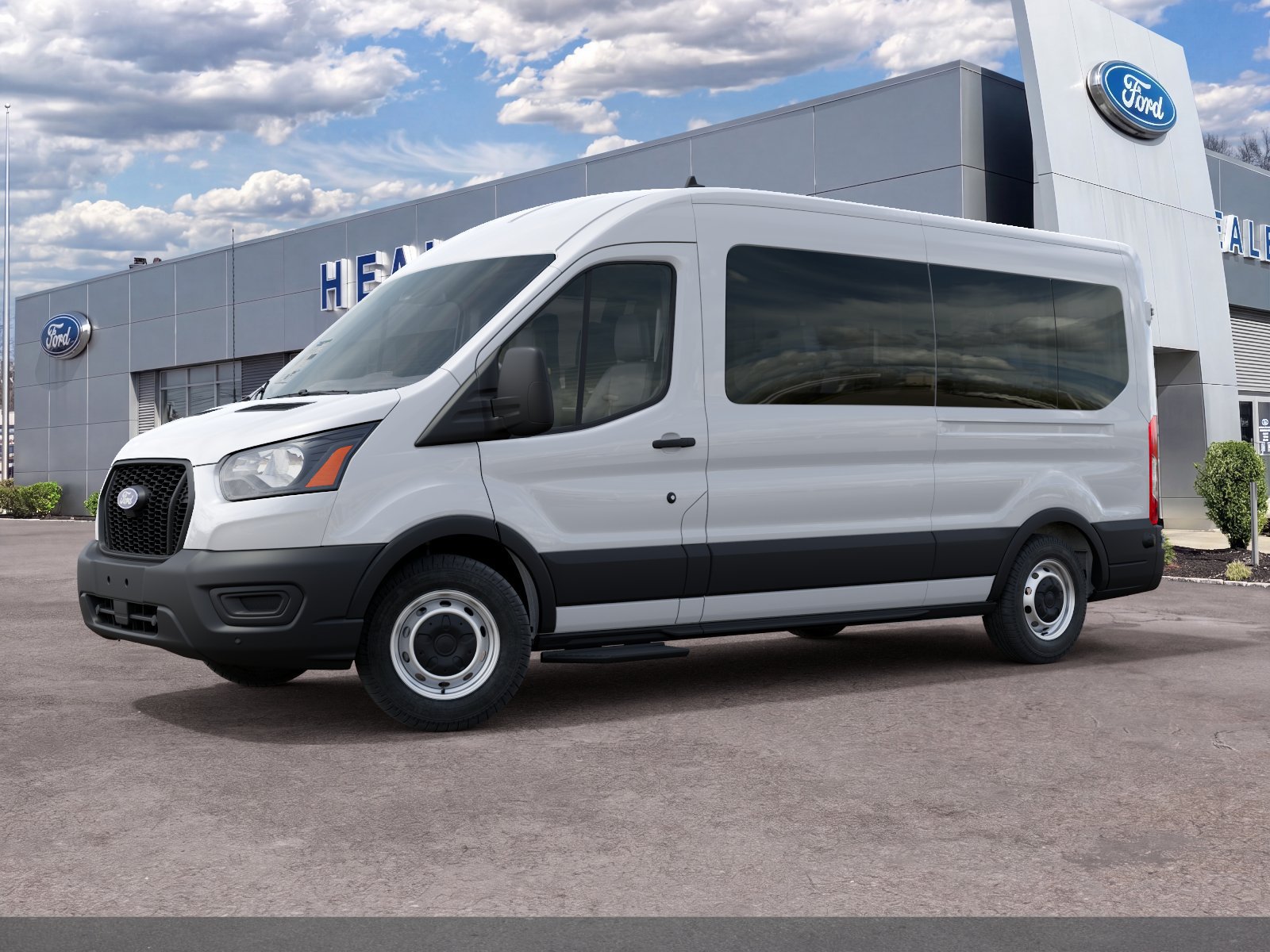 Photo view of 2027 Ford Transit Passenger Wagon in White