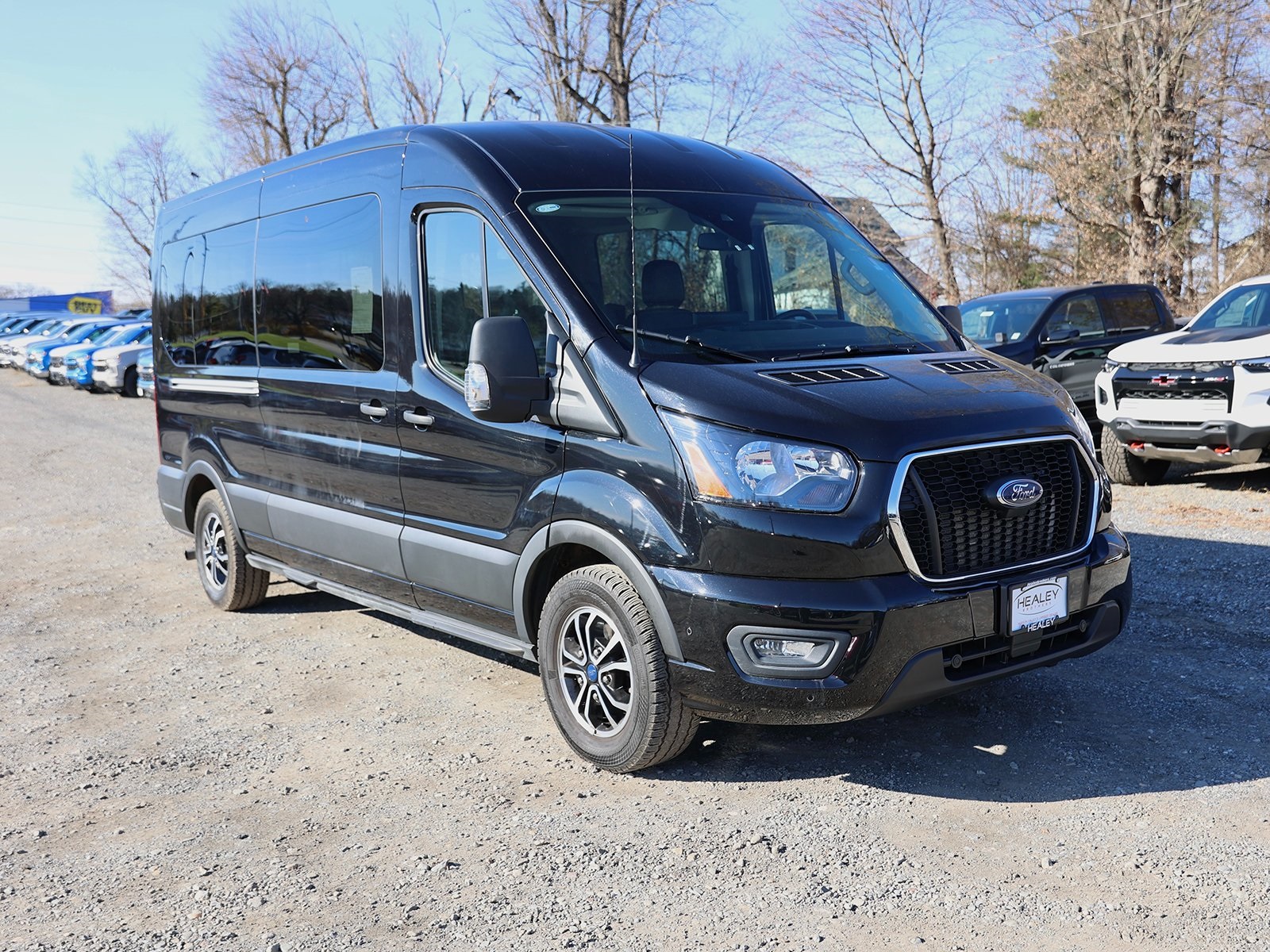 Photo view of 2023 Ford Transit Passenger Wagon in Black