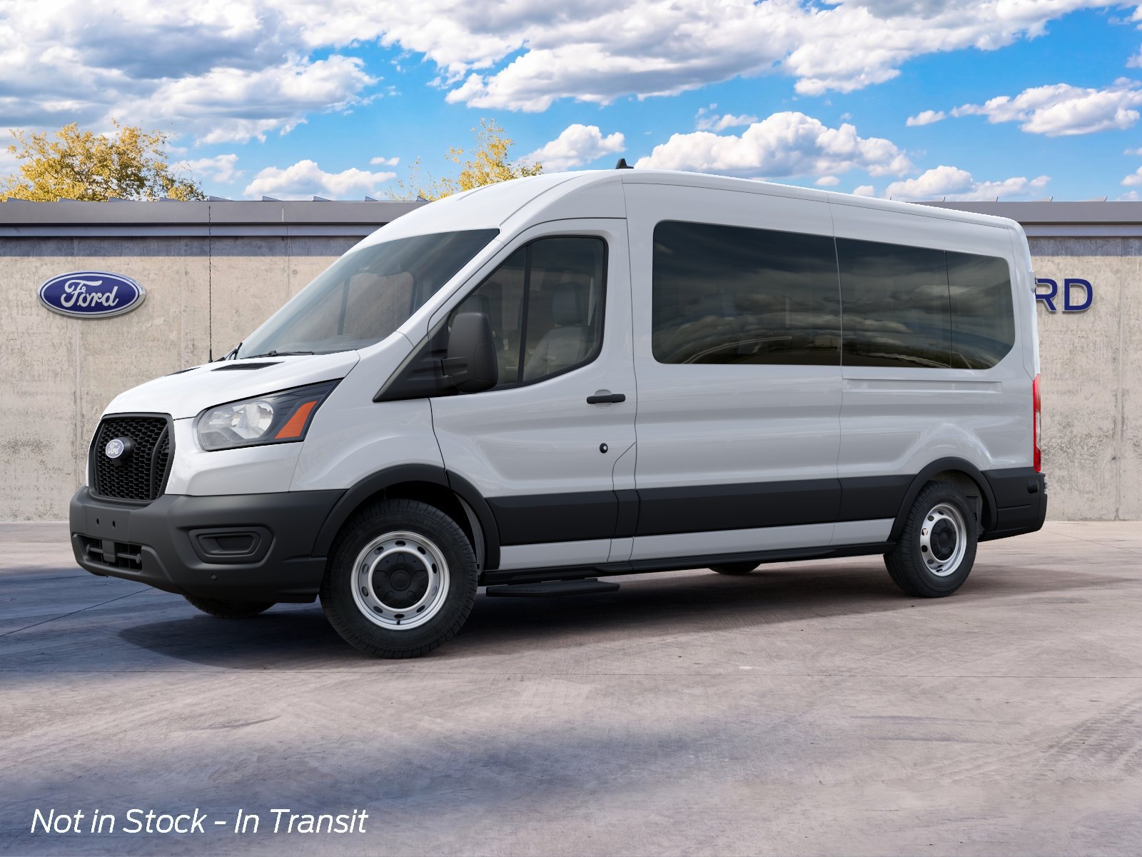 Photo view of 2027 Ford Transit Passenger Wagon in White