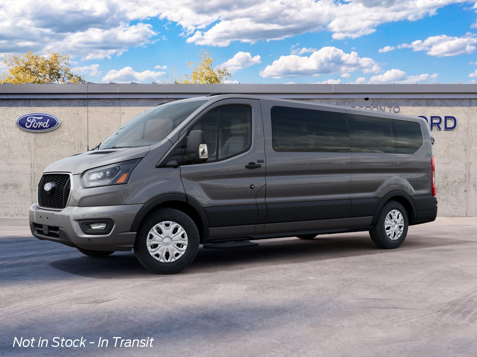Photo view of 2027 Ford Transit Passenger Wagon in Gray