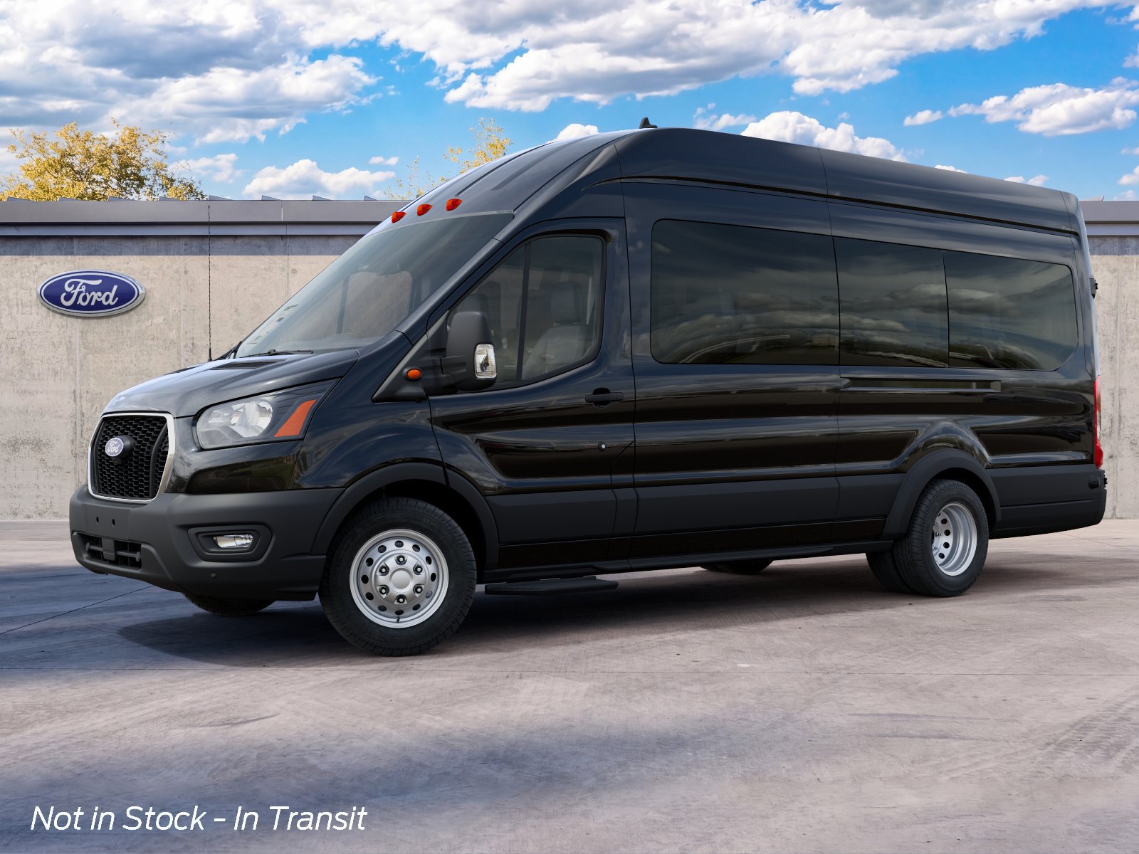 Photo view of 2027 Ford Transit Passenger Wagon in Black