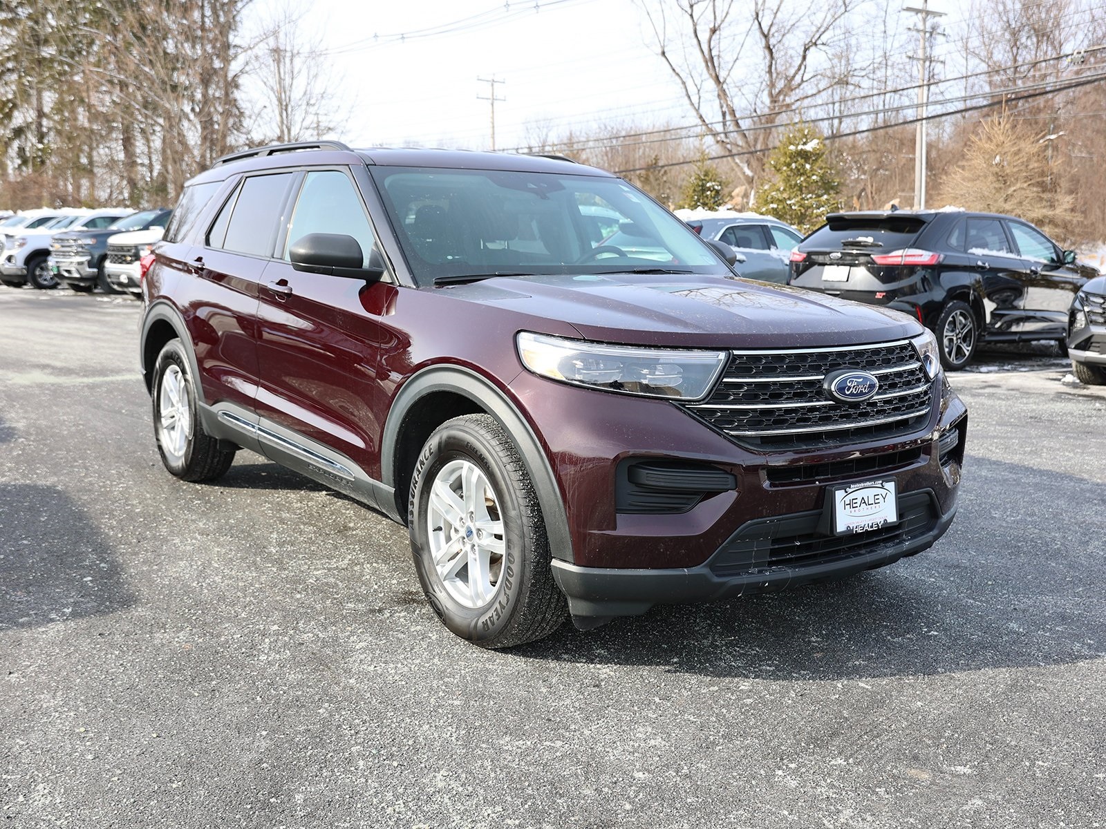 Photo view of 2022 Ford Explorer in Red