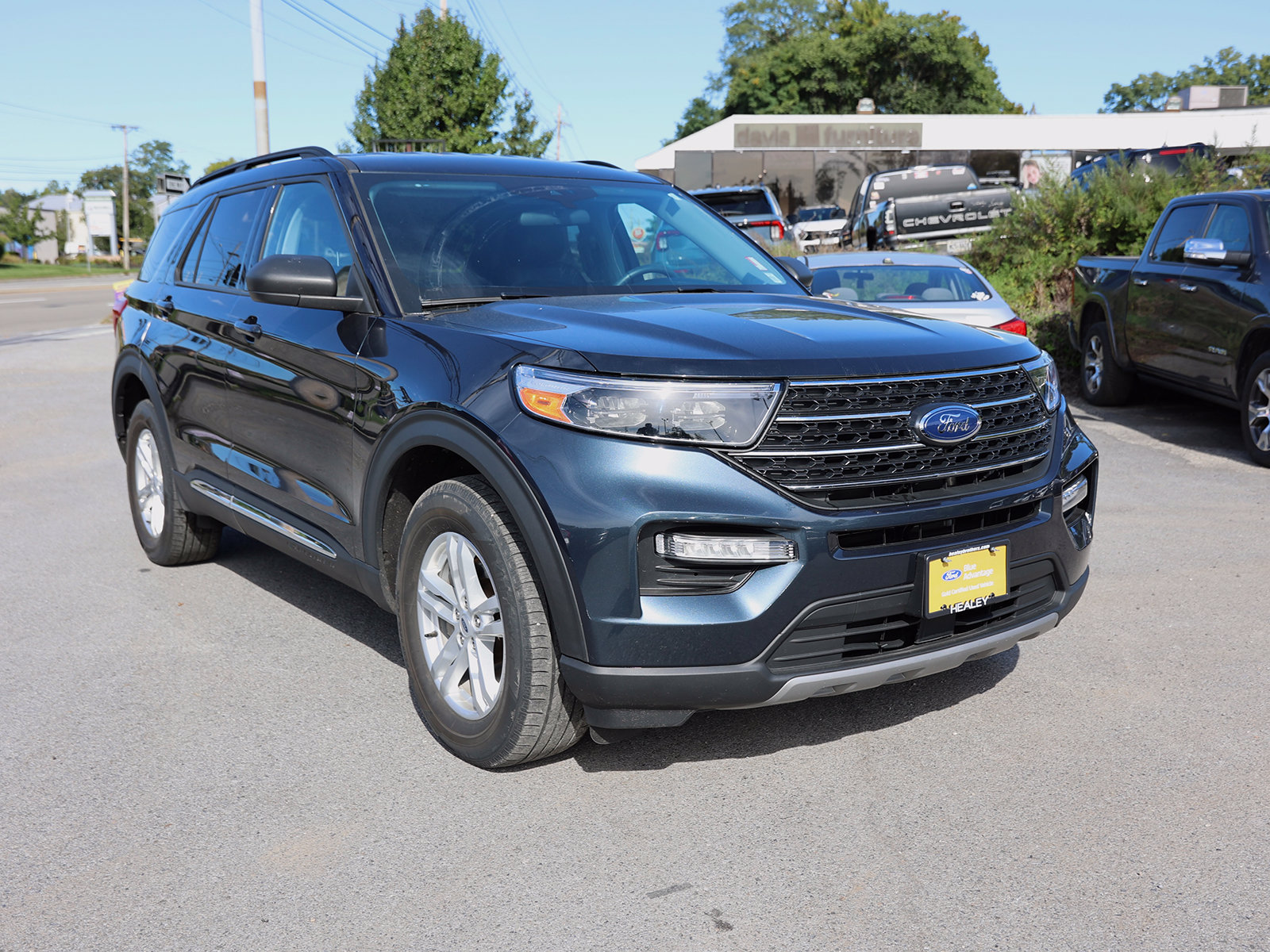Photo view of 2023 Ford Explorer in Blue