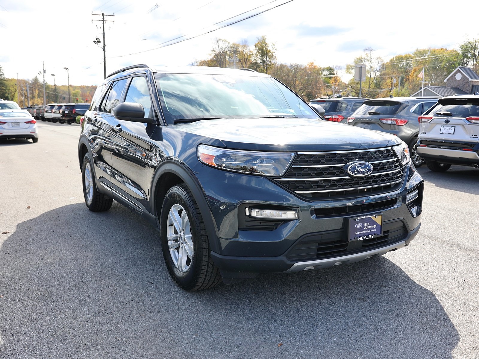 Photo view of 2023 Ford Explorer in Blue
