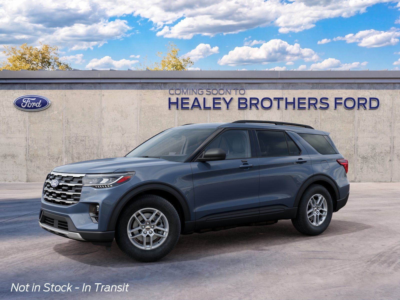 Photo view of 2027 Ford Explorer in Blue