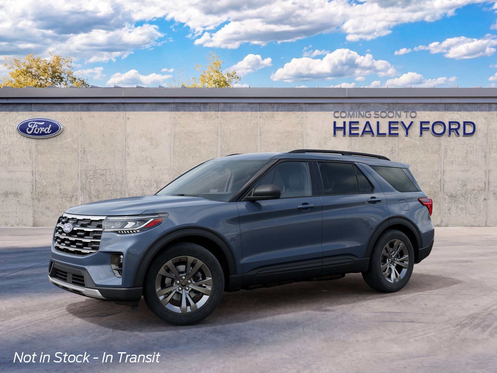 Photo view of 2027 Ford Explorer in Blue