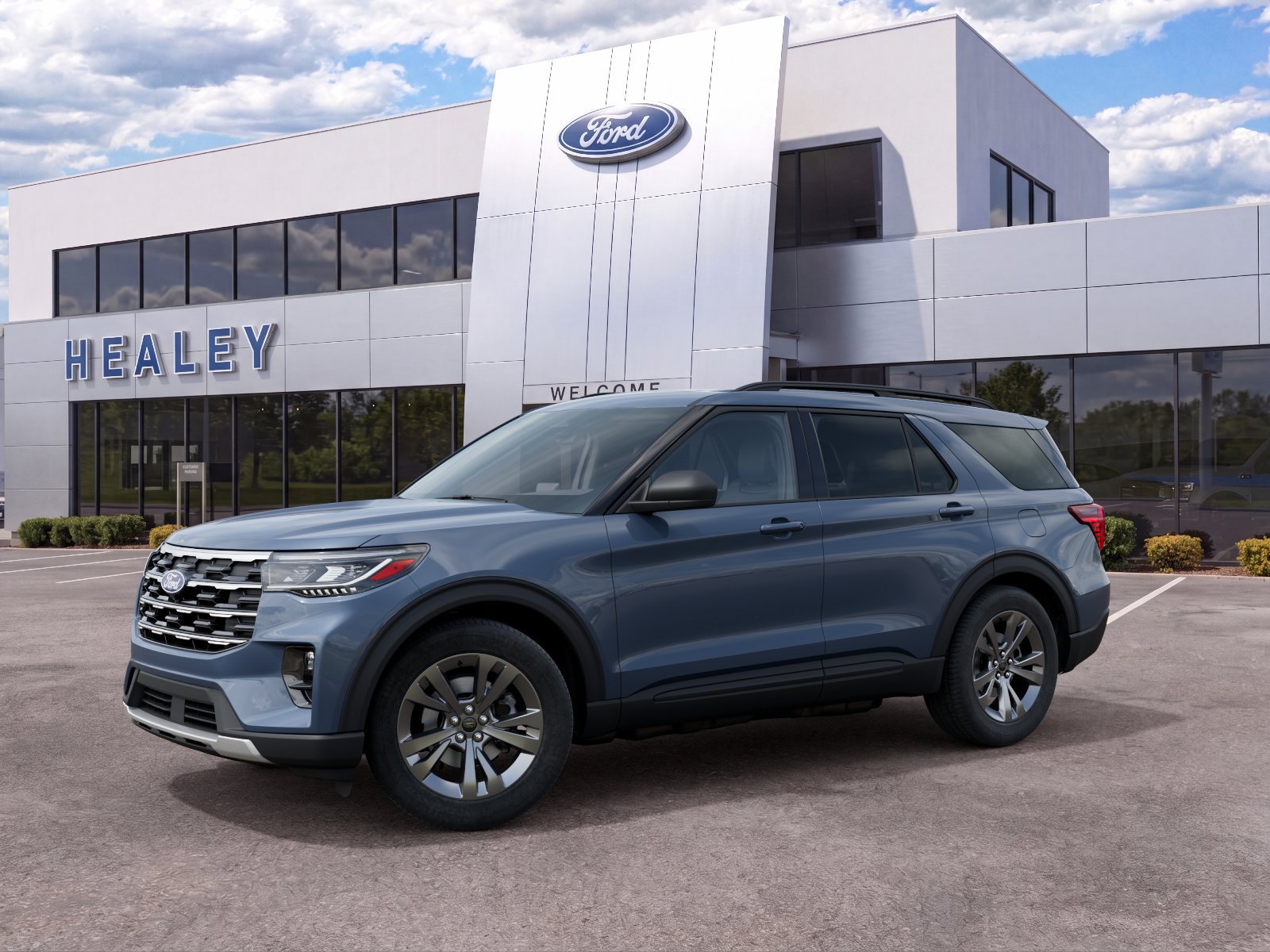 Photo view of 2027 Ford Explorer in Blue