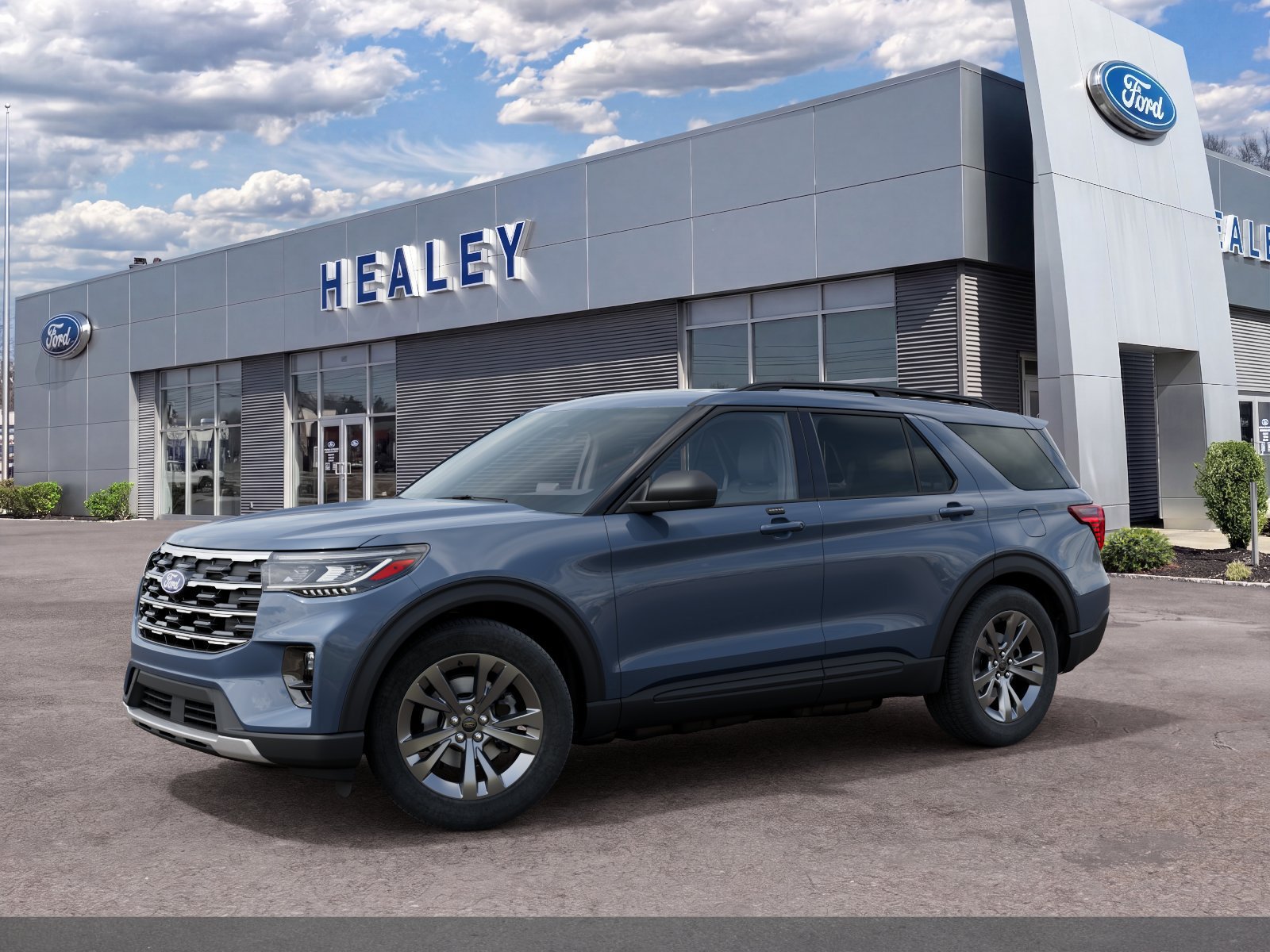 Photo view of 2027 Ford Explorer in Blue