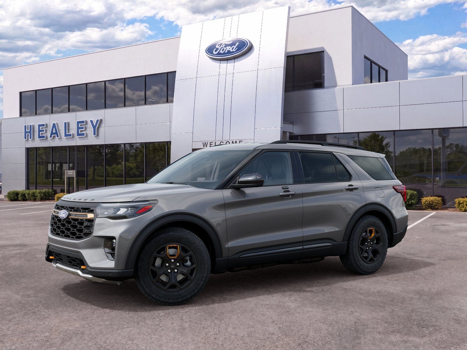 Photo view of 2027 Ford Explorer in Gray