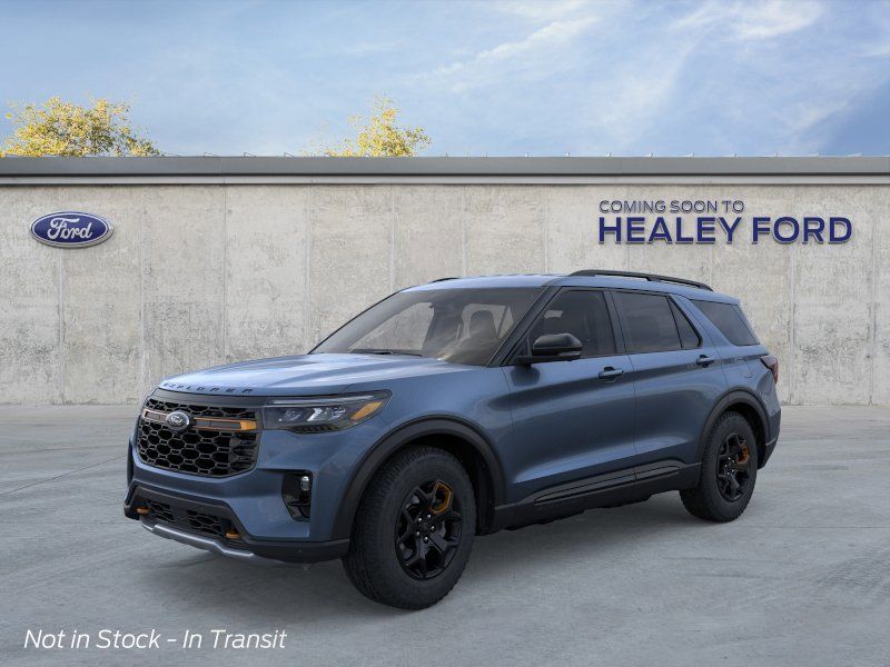 Photo view of 2026 Ford Explorer in Blue