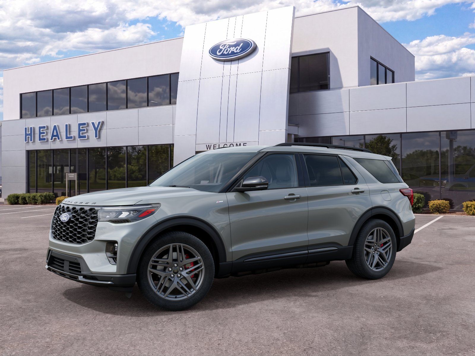 Photo view of 2027 Ford Explorer in Gray