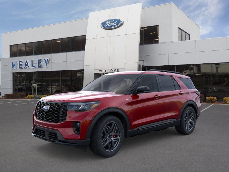 Photo view of 2026 Ford Explorer in Red