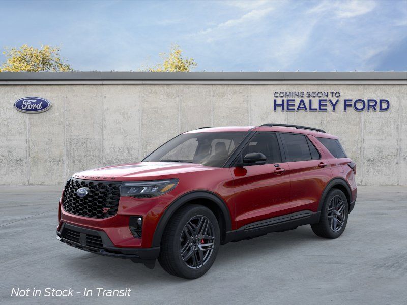 Photo view of 2026 Ford Explorer in Red
