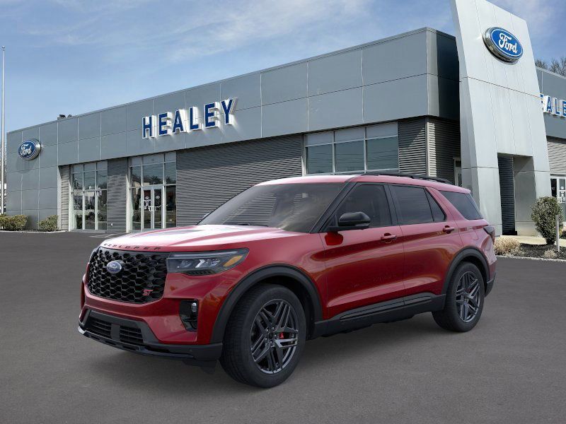 Photo view of 2026 Ford Explorer in Red