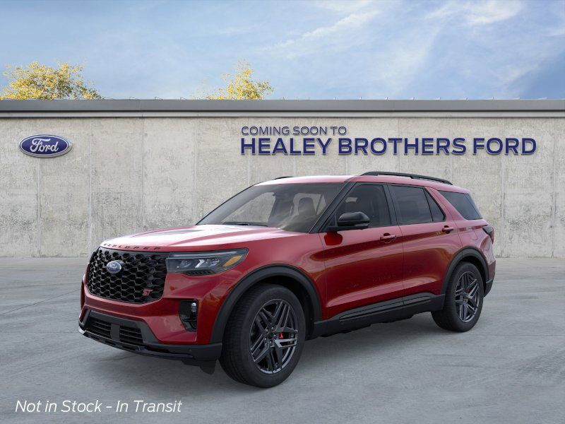 Photo view of 2026 Ford Explorer in Red
