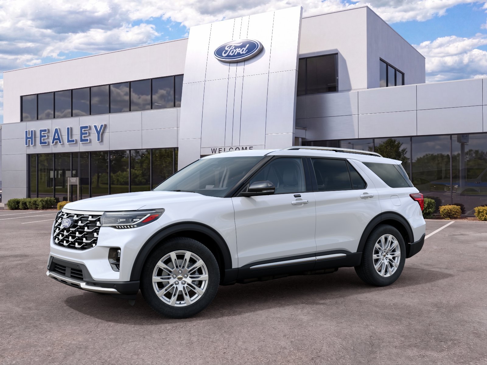 Photo view of 2027 Ford Explorer in White