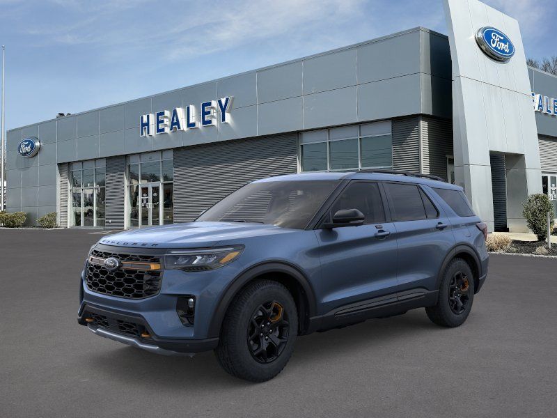 Photo view of 2026 Ford Explorer in Blue