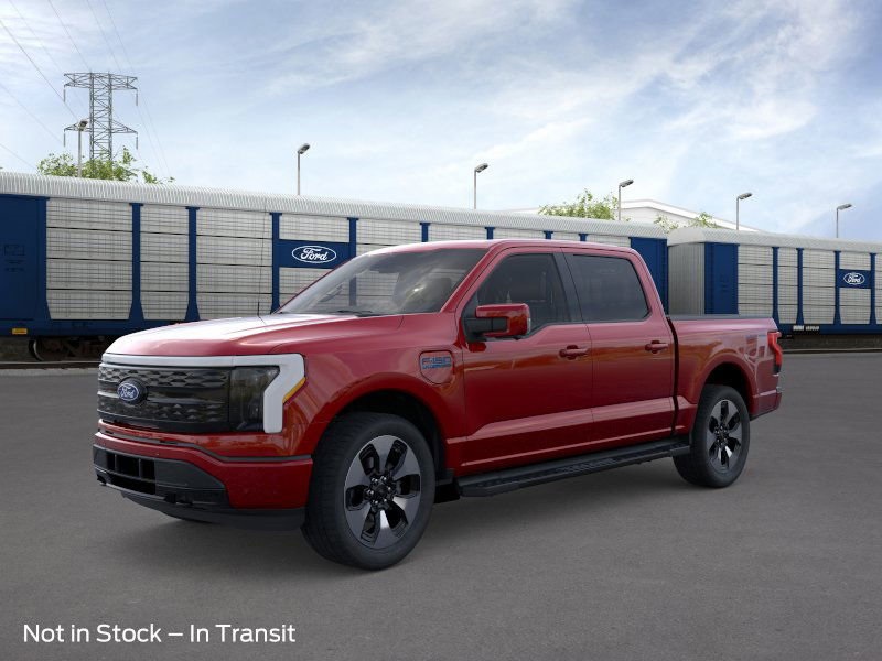 Photo view of 2025 Ford F-150 Lightning in Red