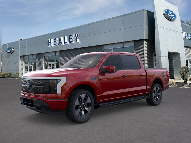 Photo view of 2025 Ford F-150 Lightning in Red