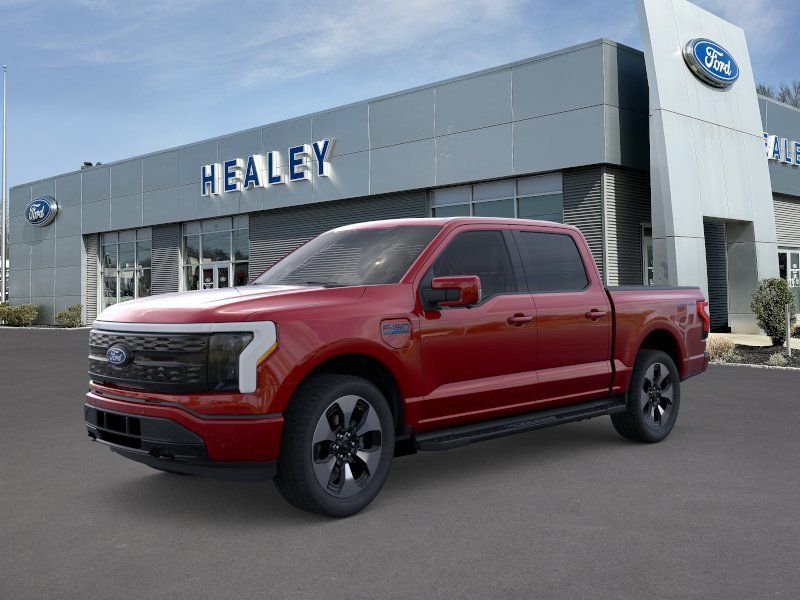 Photo view of 2025 Ford F-150 Lightning in Red