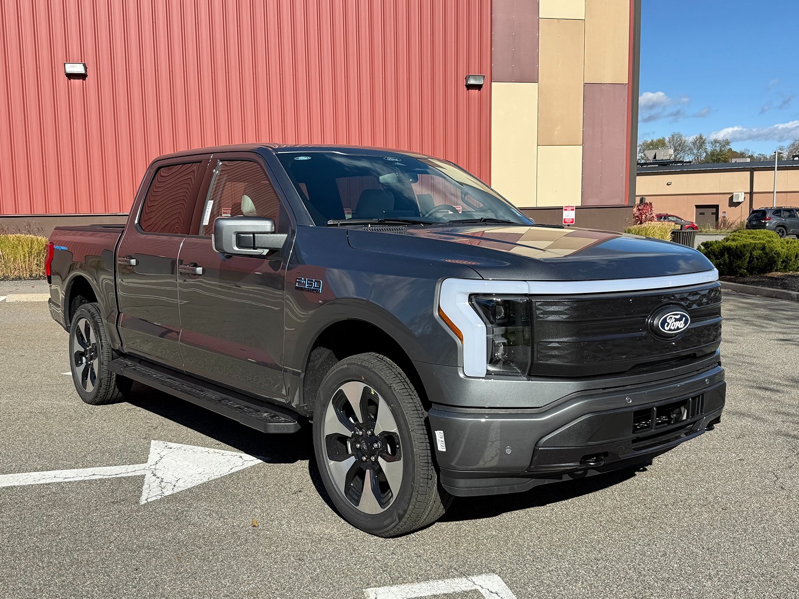 Photo view of 2025 Ford F-150 Lightning in Gray