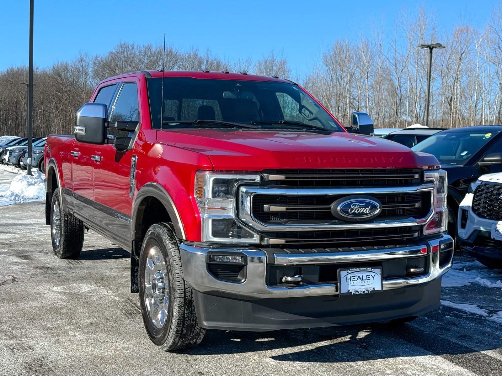 Photo view of 2022 Ford Super Duty in Red