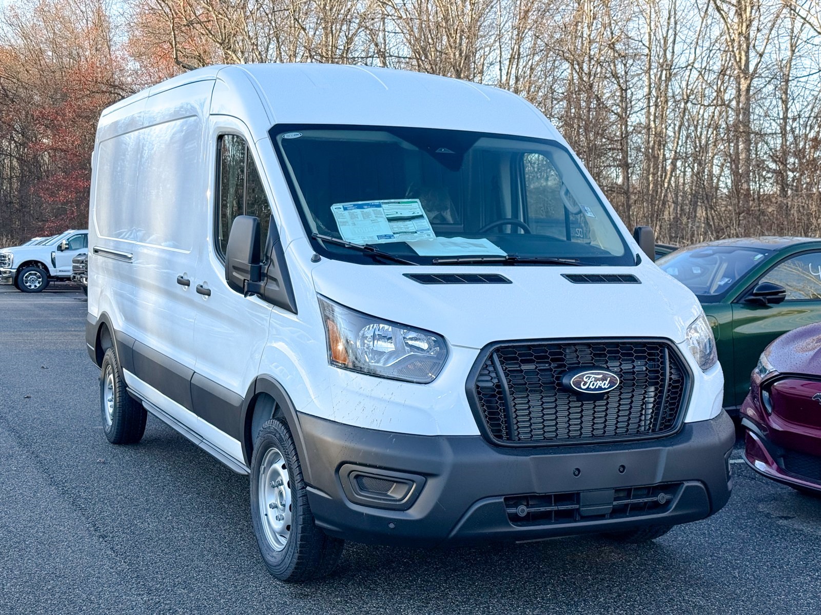 Photo view of 2026 Ford Transit Cargo Van in White