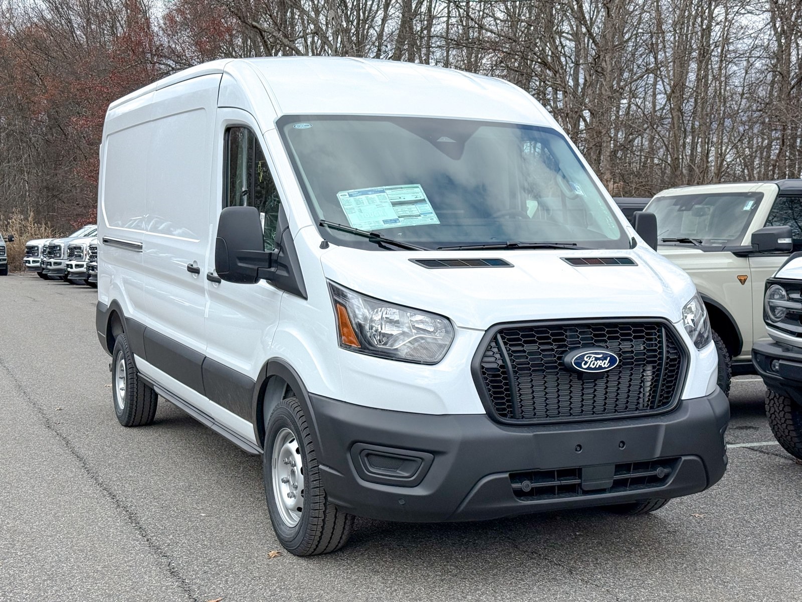Photo view of 2026 Ford Transit Cargo Van in White
