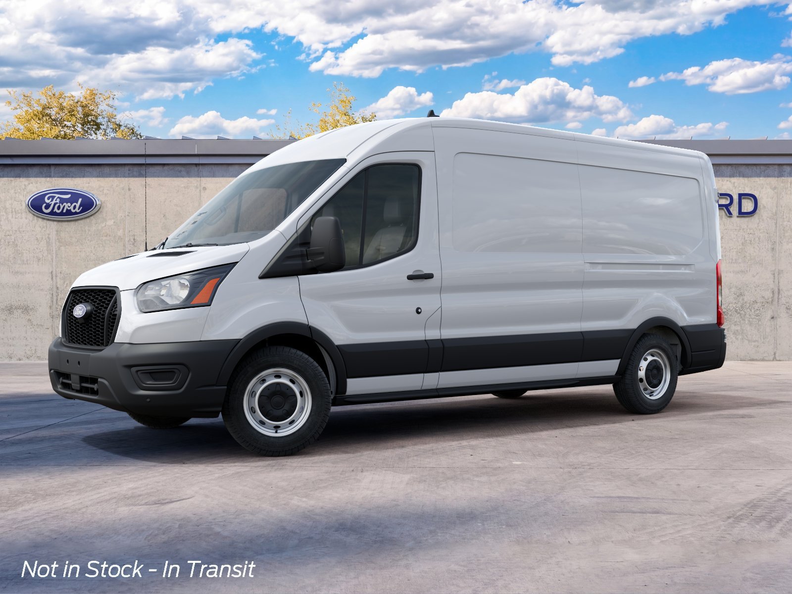 Photo view of 2027 Ford Transit Cargo Van in White