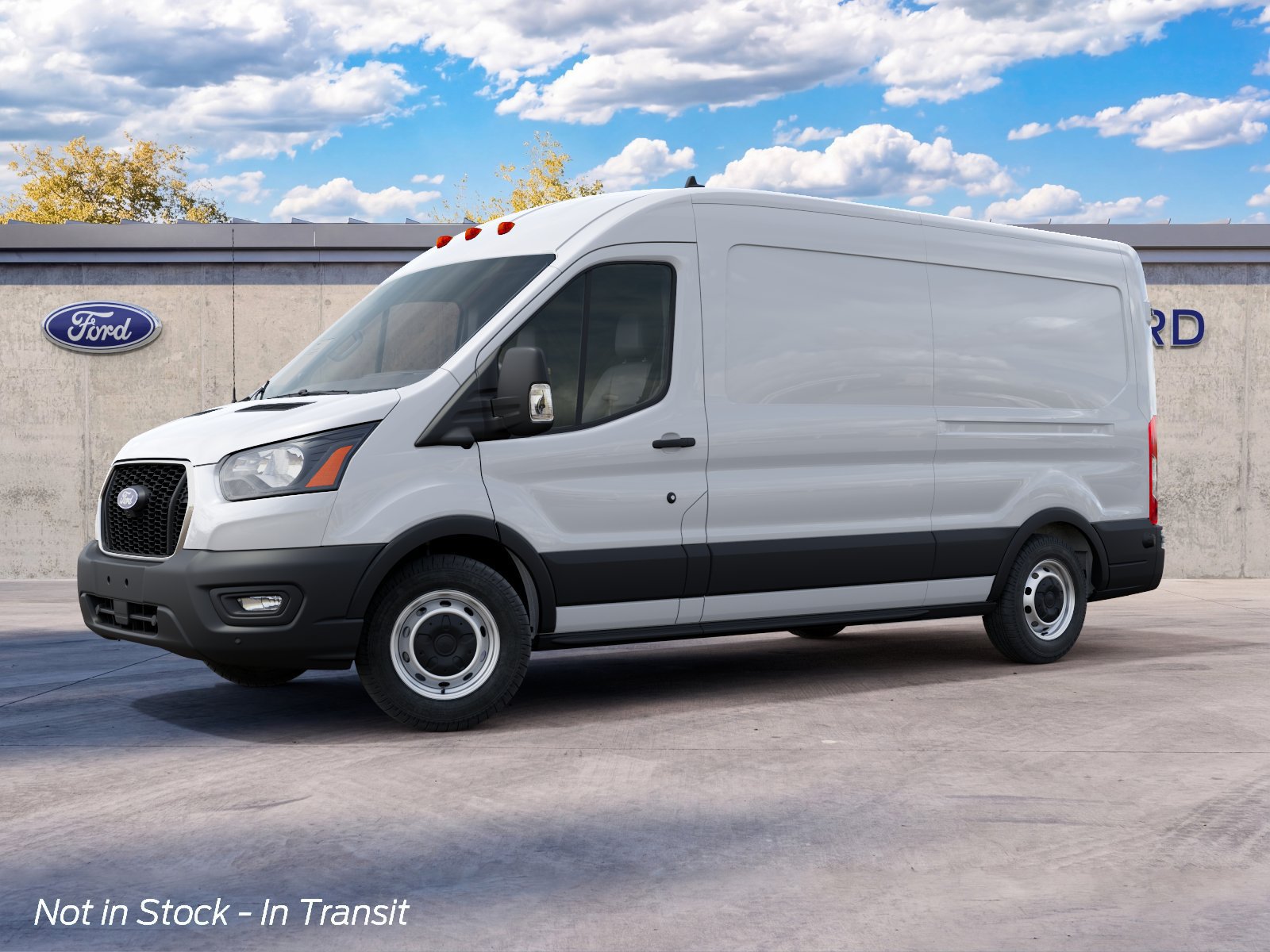 Photo view of 2027 Ford Transit Cargo Van in White