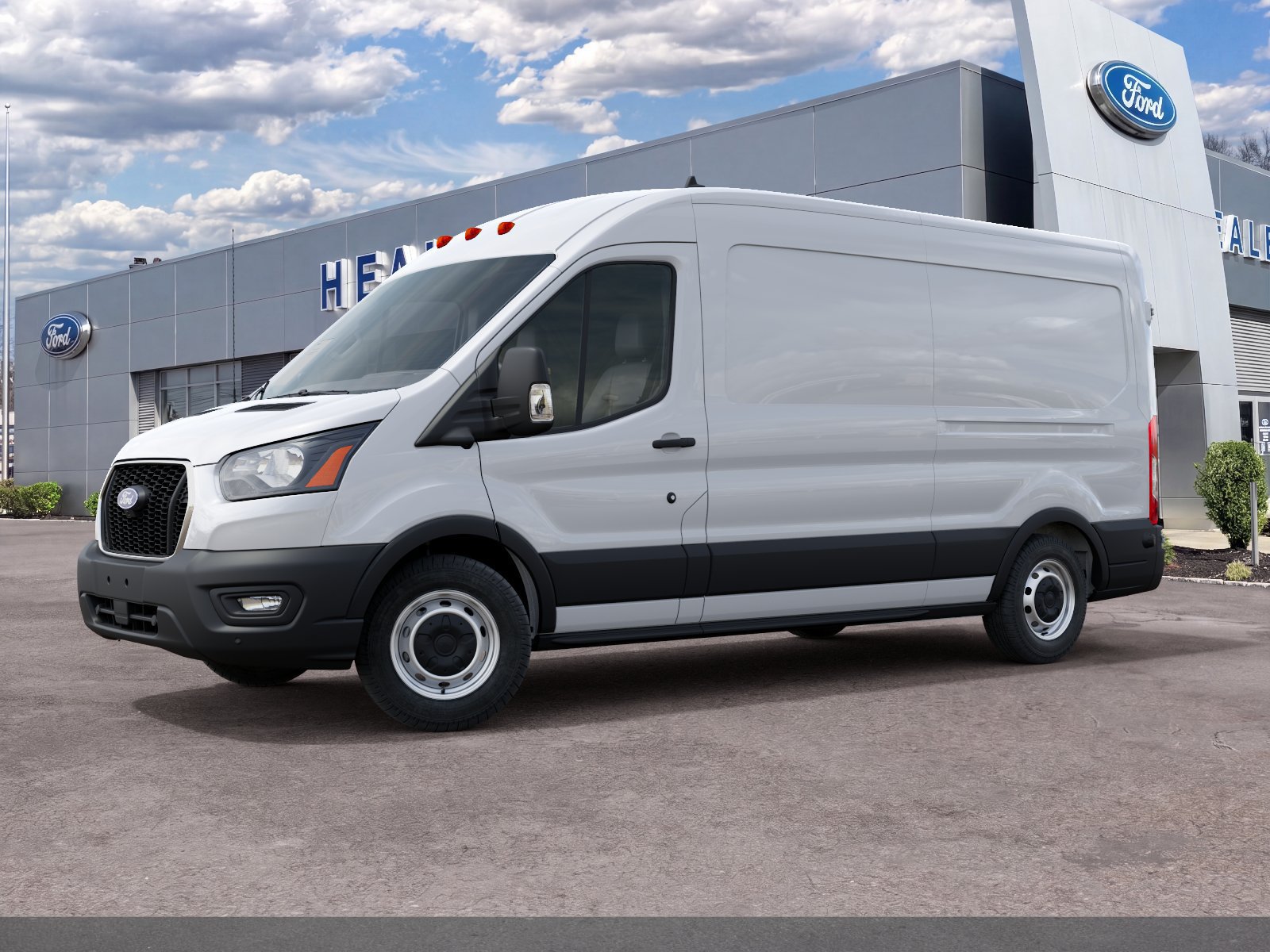 Photo view of 2027 Ford Transit Cargo Van in White