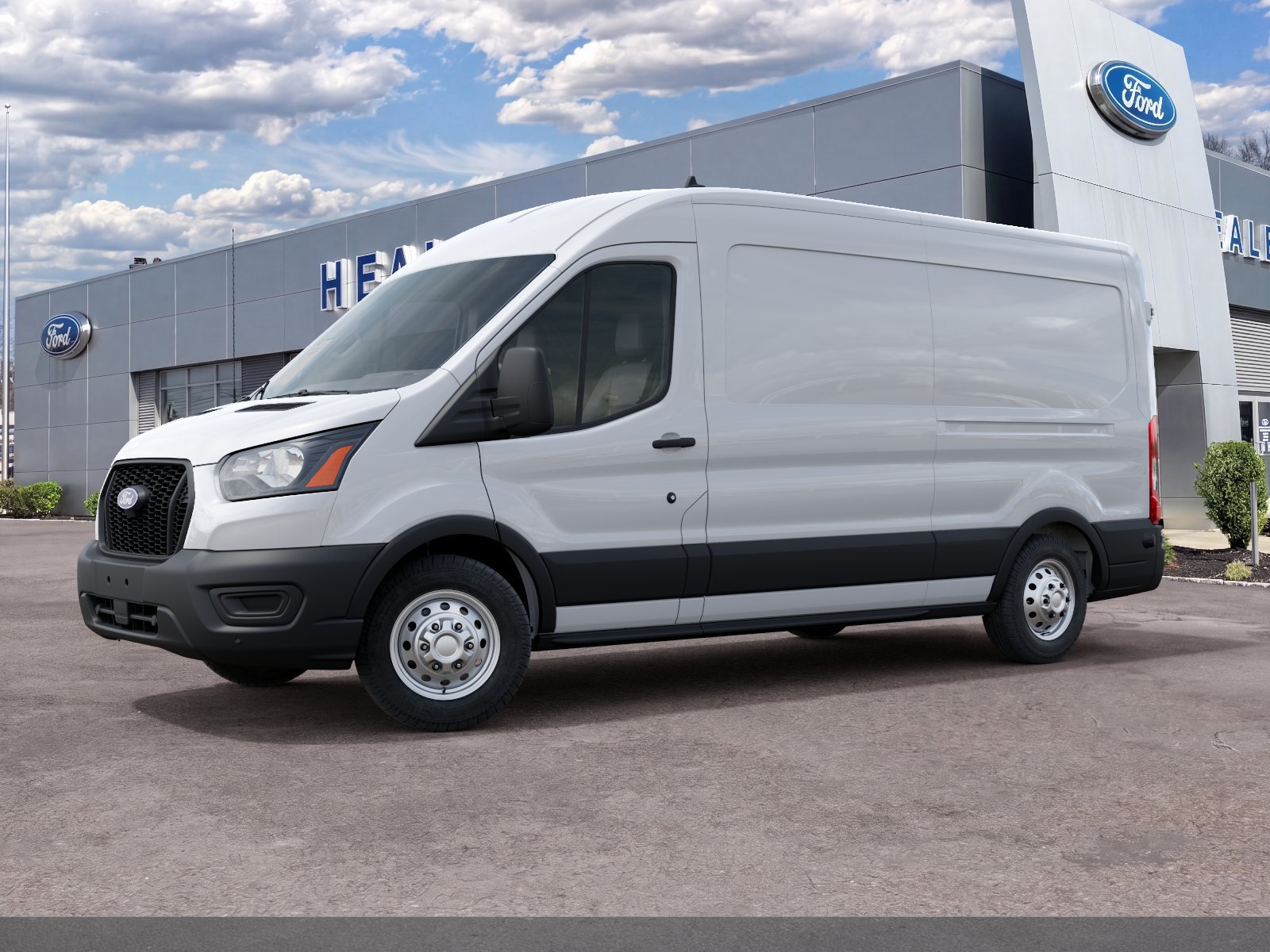 Photo view of 2027 Ford Transit Cargo Van in White