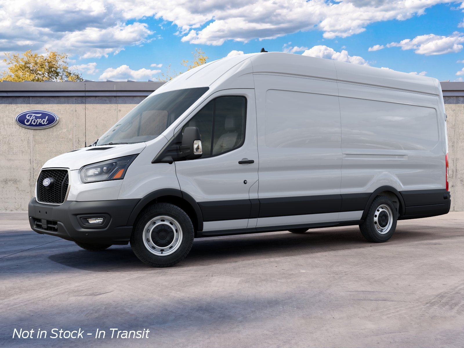 Photo view of 2027 Ford Transit Cargo Van in White