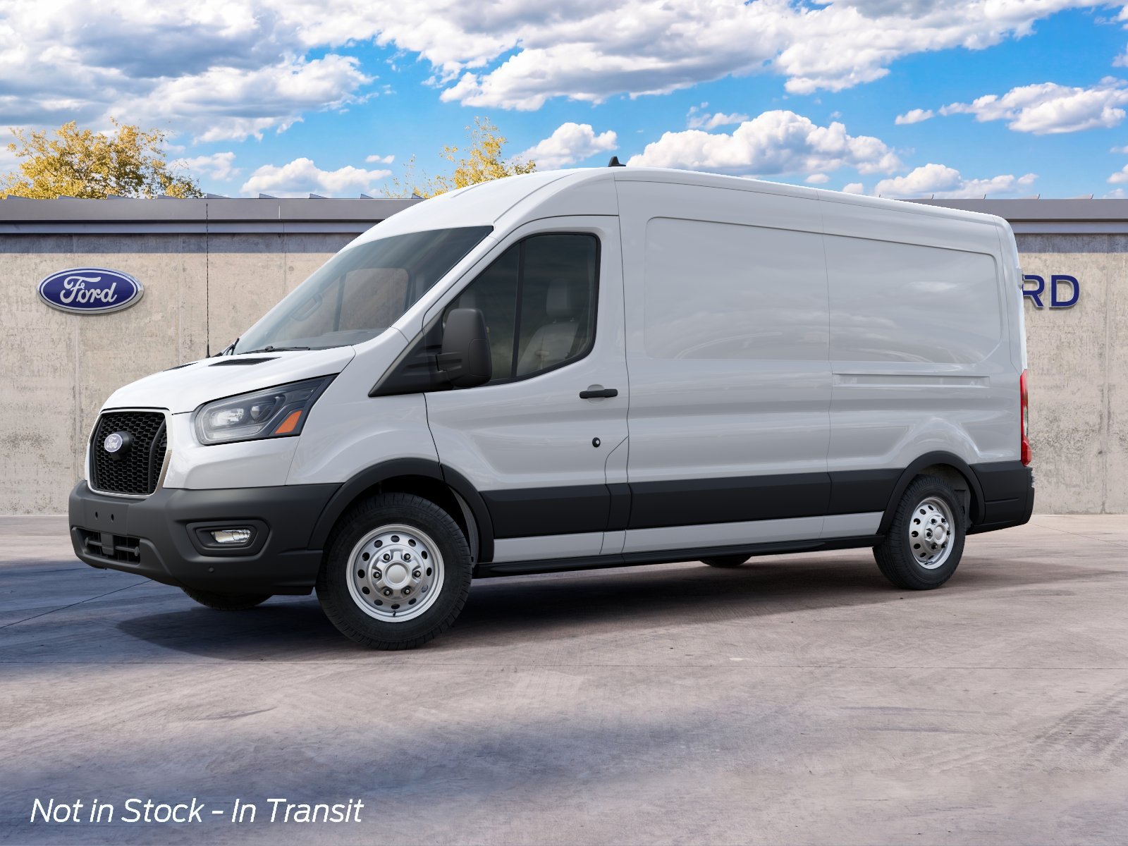 Photo view of 2027 Ford Transit Cargo Van in White