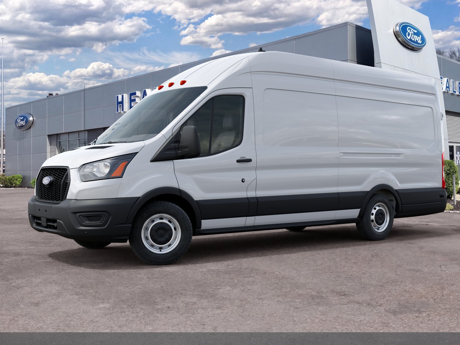 Photo view of 2027 Ford Transit Cargo Van in White