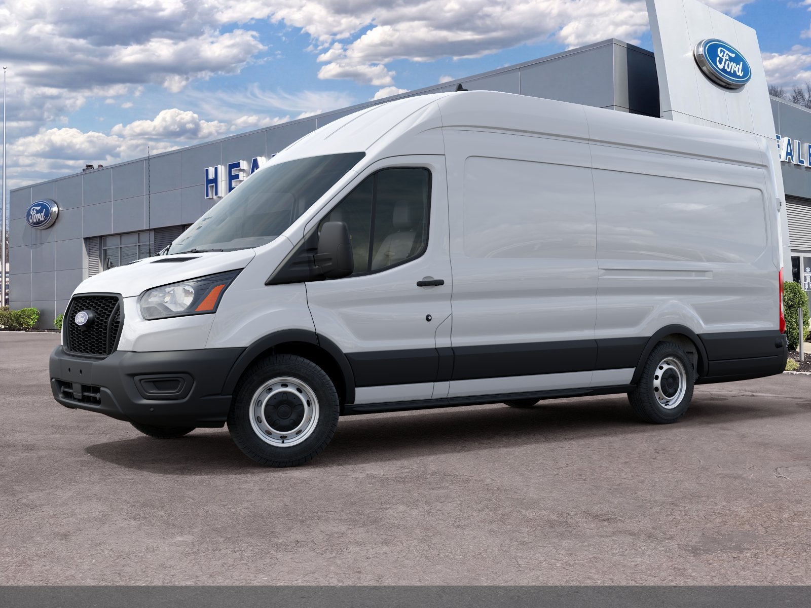 Photo view of 2027 Ford Transit Cargo Van in White