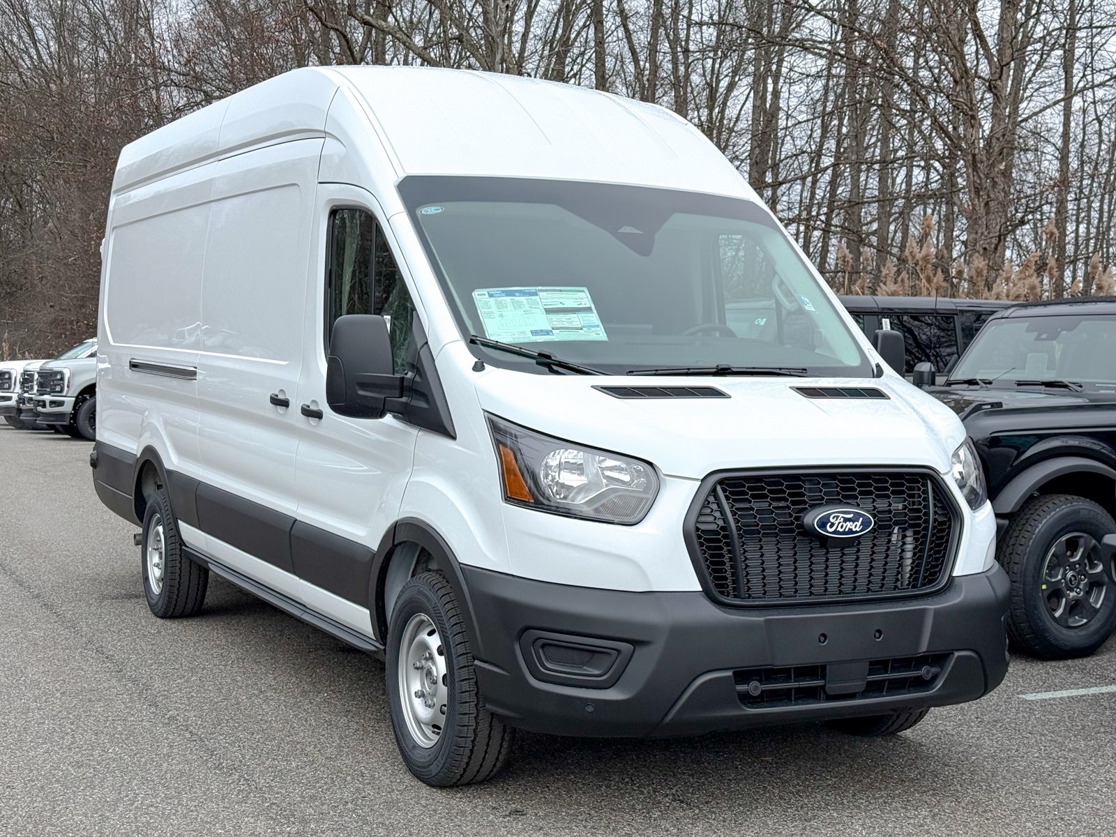 Photo view of 2026 Ford Transit Cargo Van in White