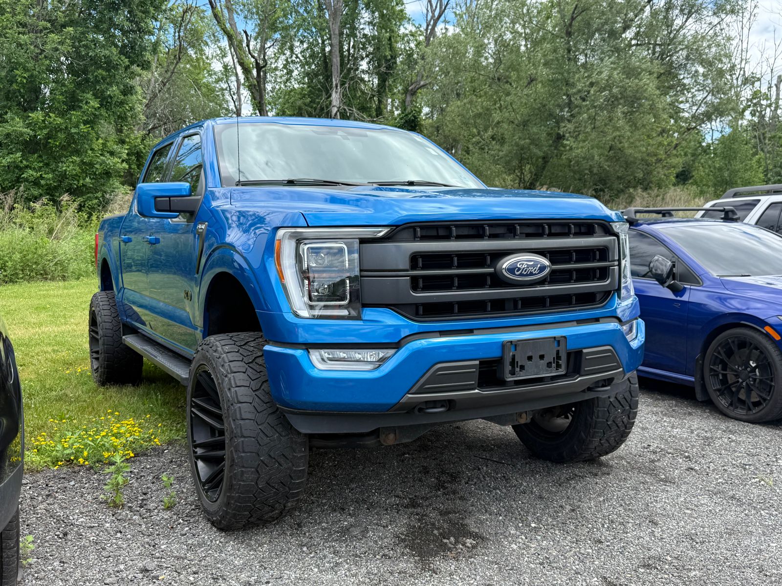 Photo view of 2021 Ford F-150 in Blue