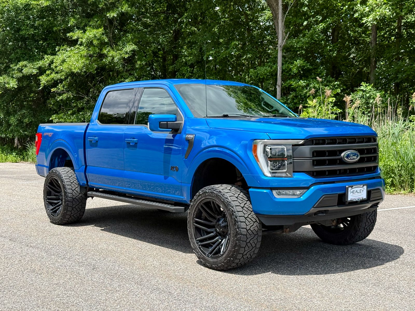 Photo view of 2021 Ford F-150 in Blue