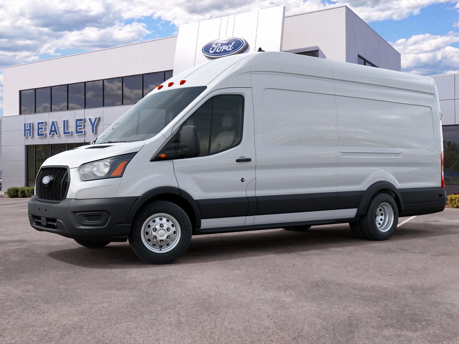 Photo view of 2027 Ford Transit Cargo Van in White