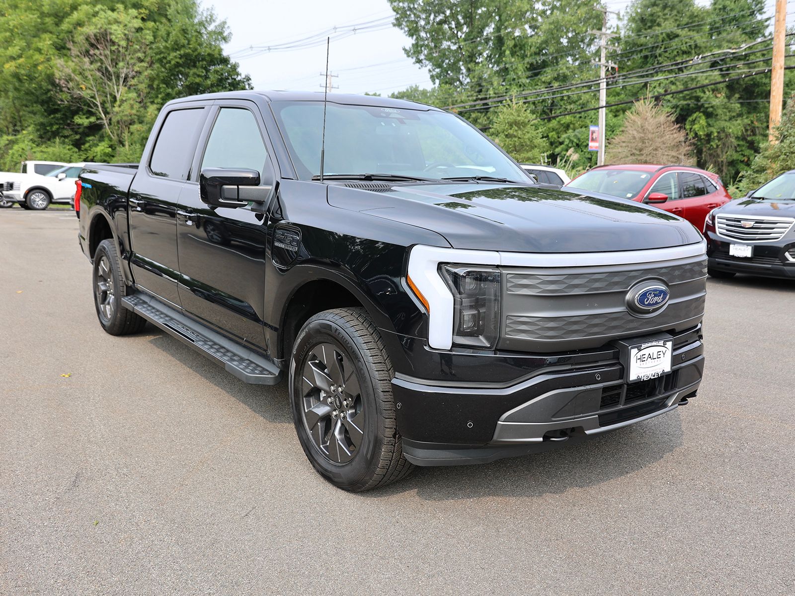 Photo view of 2022 Ford F-150 Lightning in Black