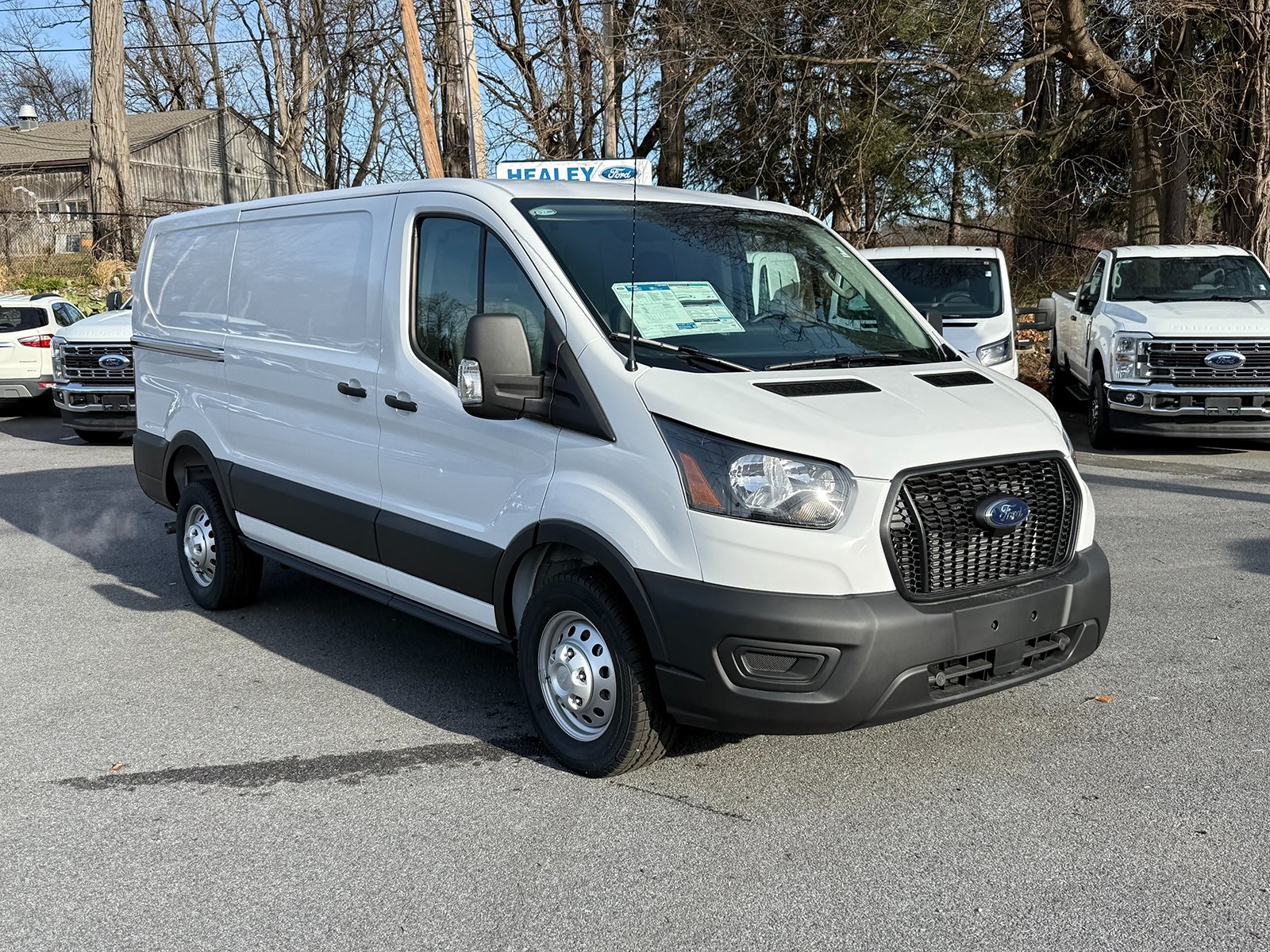 Photo view of 2025 Ford Transit Cargo Van in White
