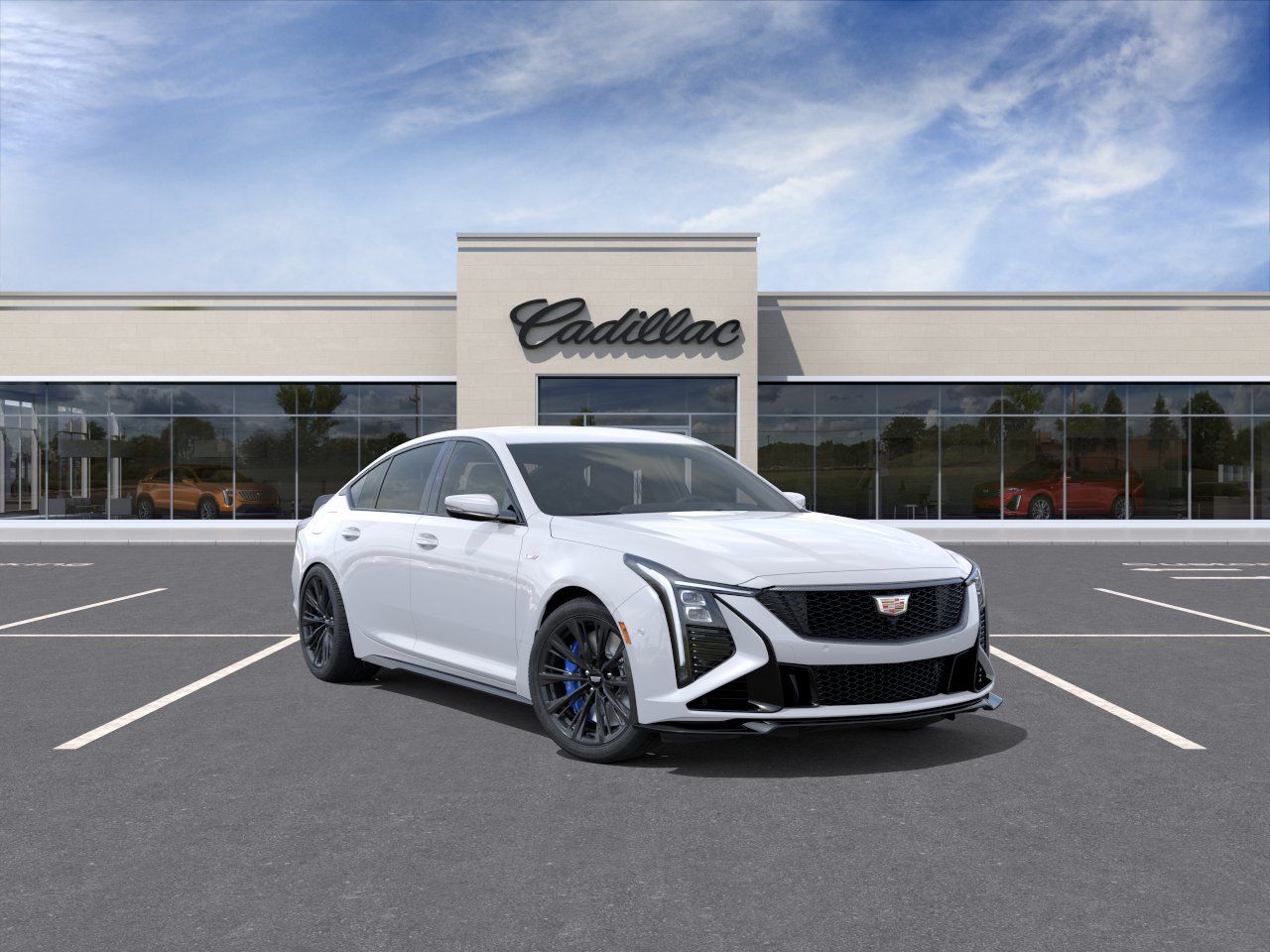 Photo view of 2026 Cadillac CT5-V in White