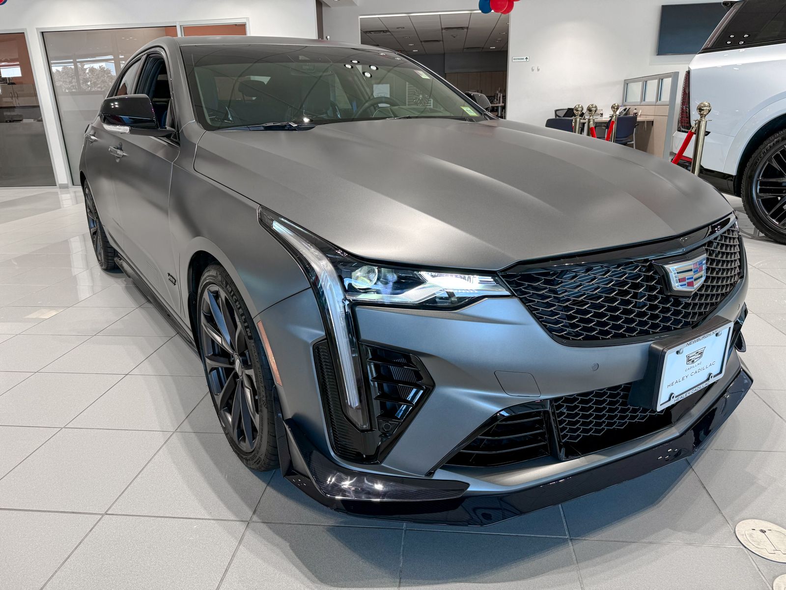 Photo view of 2025 Cadillac CT4-V in Gray