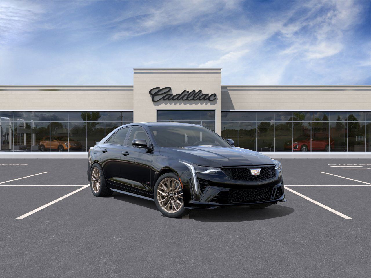 Photo view of 2026 Cadillac CT4-V in Black