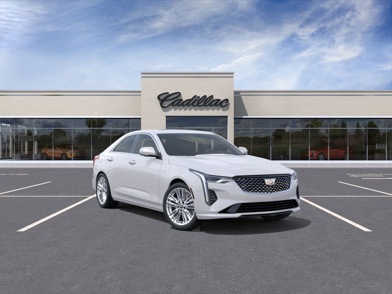 Photo view of 2025 Cadillac CT4 in White