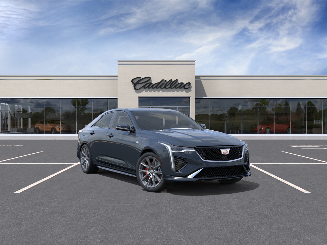 Photo view of 2025 Cadillac CT4 in Blue
