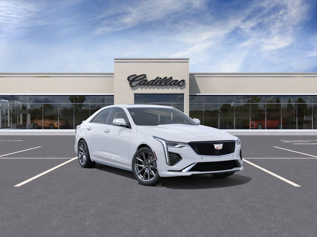 Photo view of 2025 Cadillac CT4 in White
